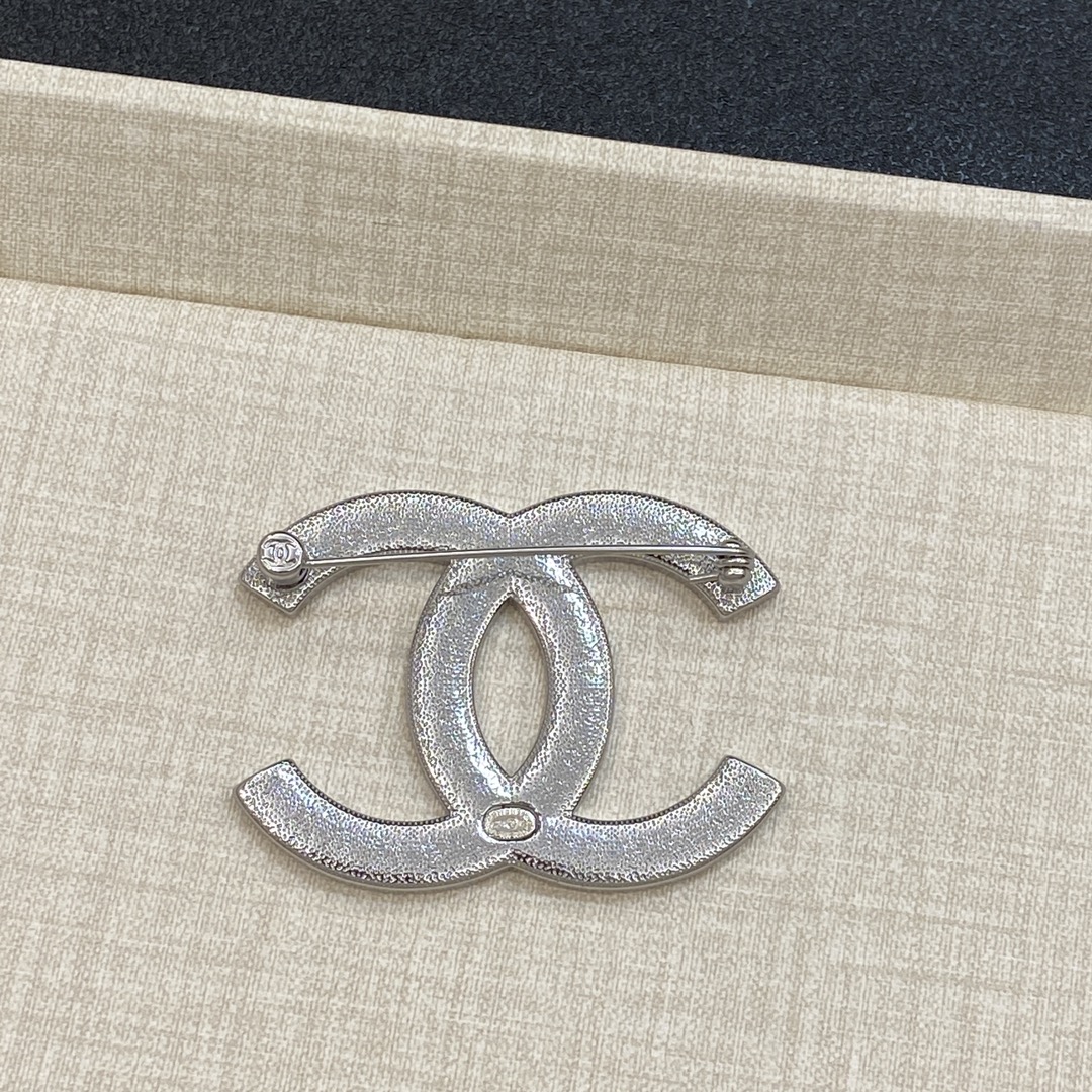 [TOP] CHANEL Brooch - Blue&Silver
