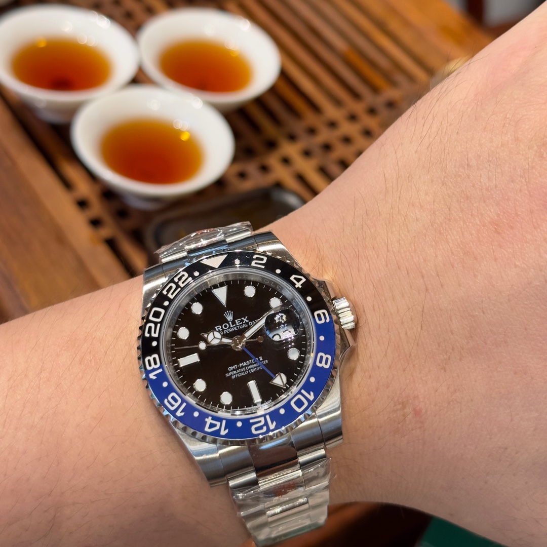 [TOP] ROLEX GMT-Master II 40mm Watch-Sliver