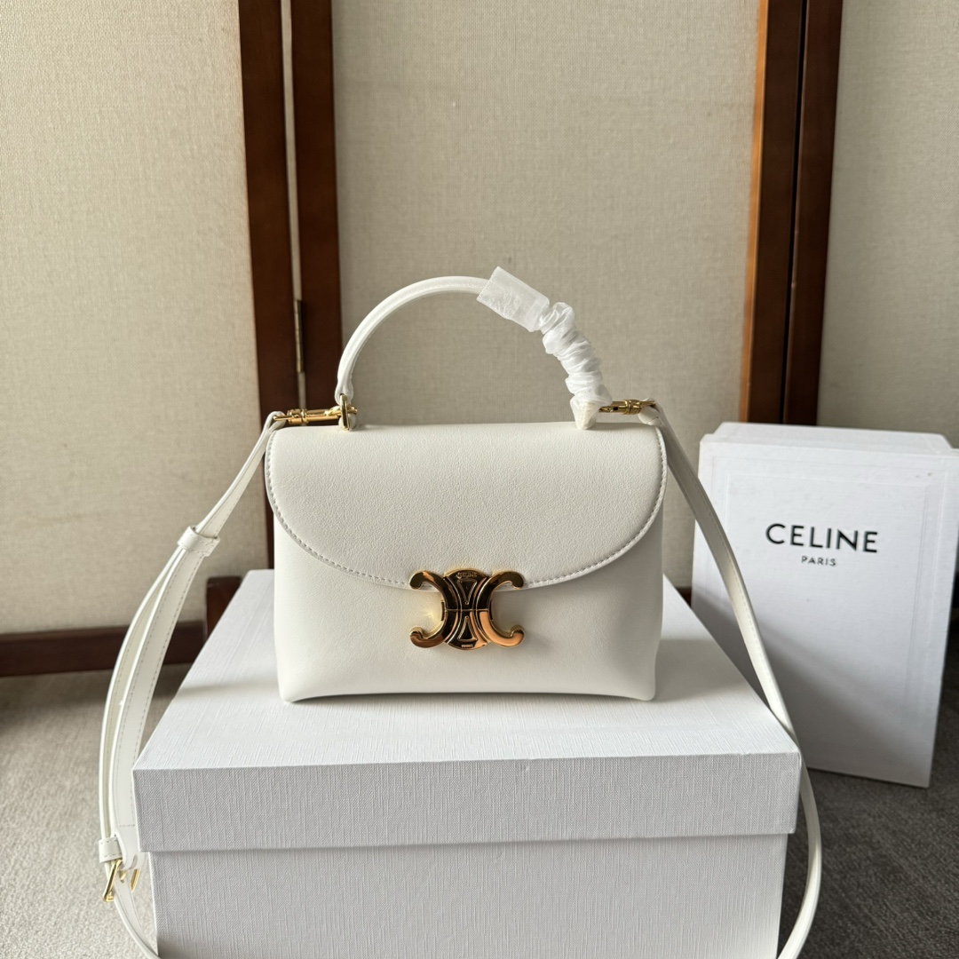 [TOP] CELINE Triomphe Bag Kelly Handbag 20.5x13 x8cm - 4 Colour