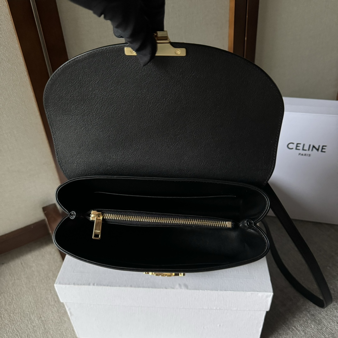 [TOP] CELINE Triomphe Bag Kelly Handbag 25.5x18.5x10cm - 3 Colour