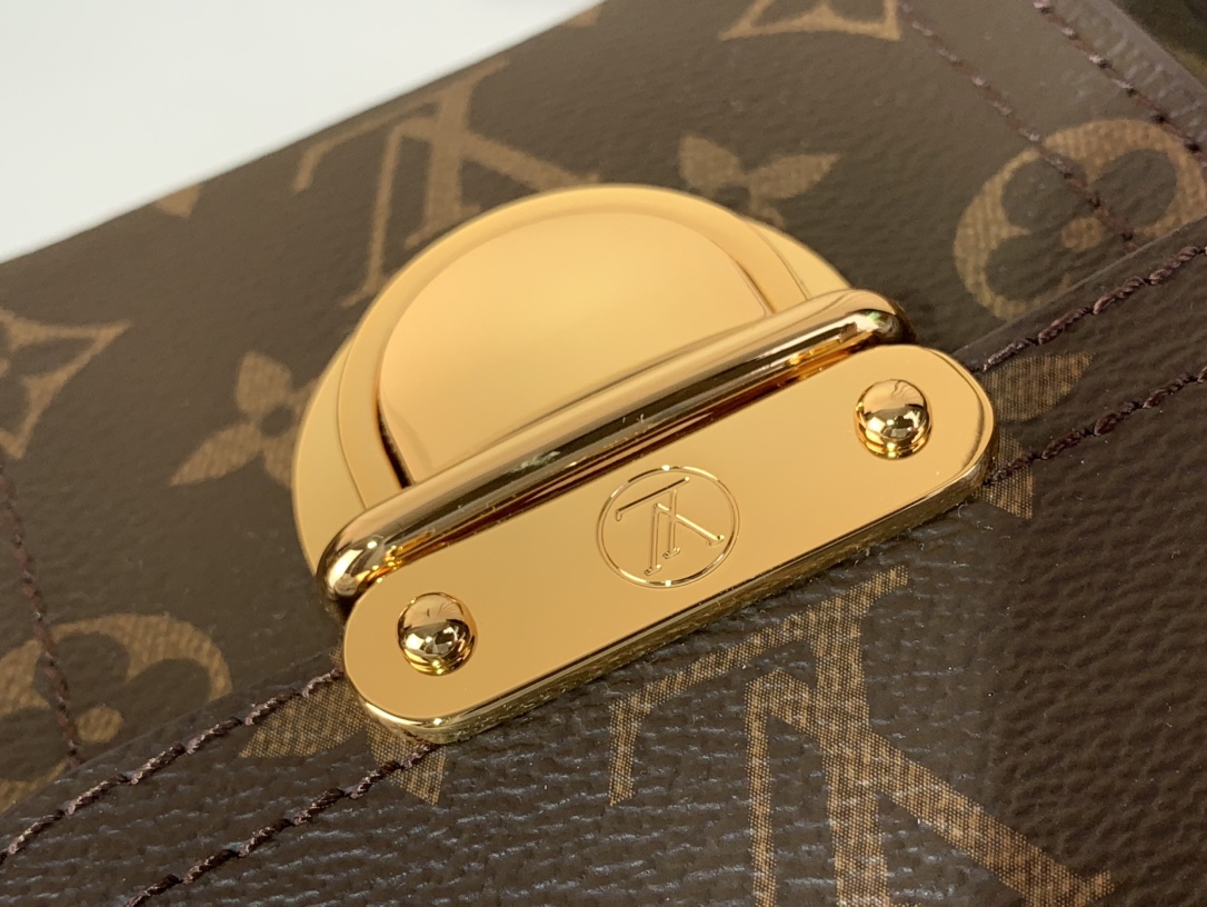 [TOP] Louis Vuitton LV Monogram Manhattan PM Bag 30＊12＊20cm - Brown