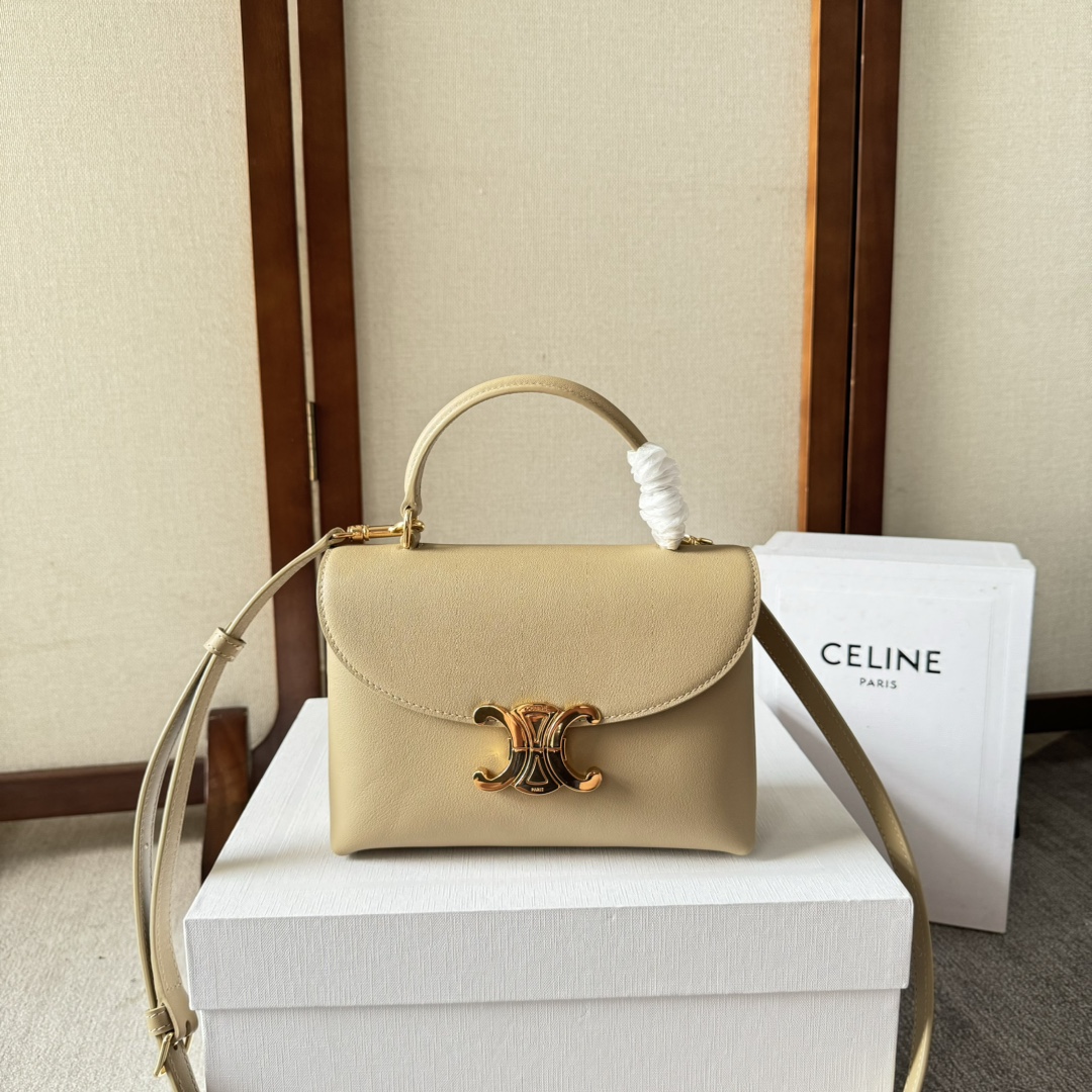 [TOP] CELINE Triomphe Bag Kelly Handbag 20.5x13 x8cm - 4 Colour