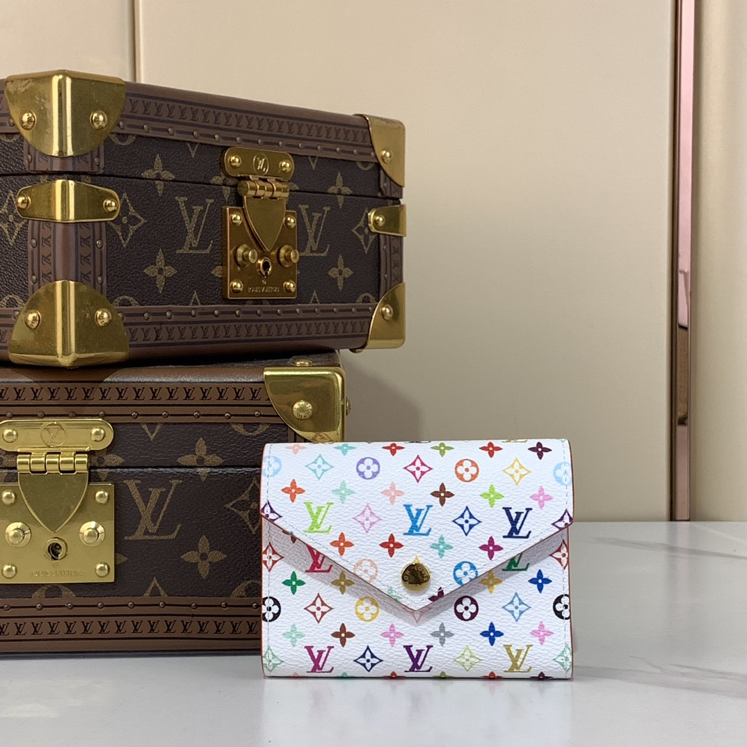 [TOP] Louis Vuitton LV LV x TM Victorine Wallet 12 x 9.5 x 2.5CM - 2 Colors
