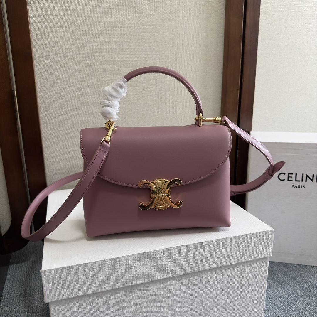 [TOP] CELINE Triomphe Bag Kelly Handbag 20.5x13 x8cm - 4 Colour