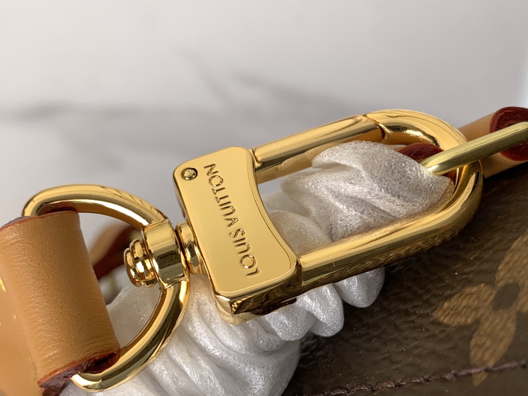 [TOP] Louis Vuitton LV Monogram Canvas Papillon 19 Bag 21*10*10cm - Brown