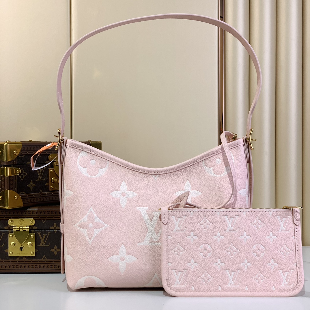 [TOP] Louis Vuitton LV  Carryall  Bag 24 x 12 x 29.5cm - Pink