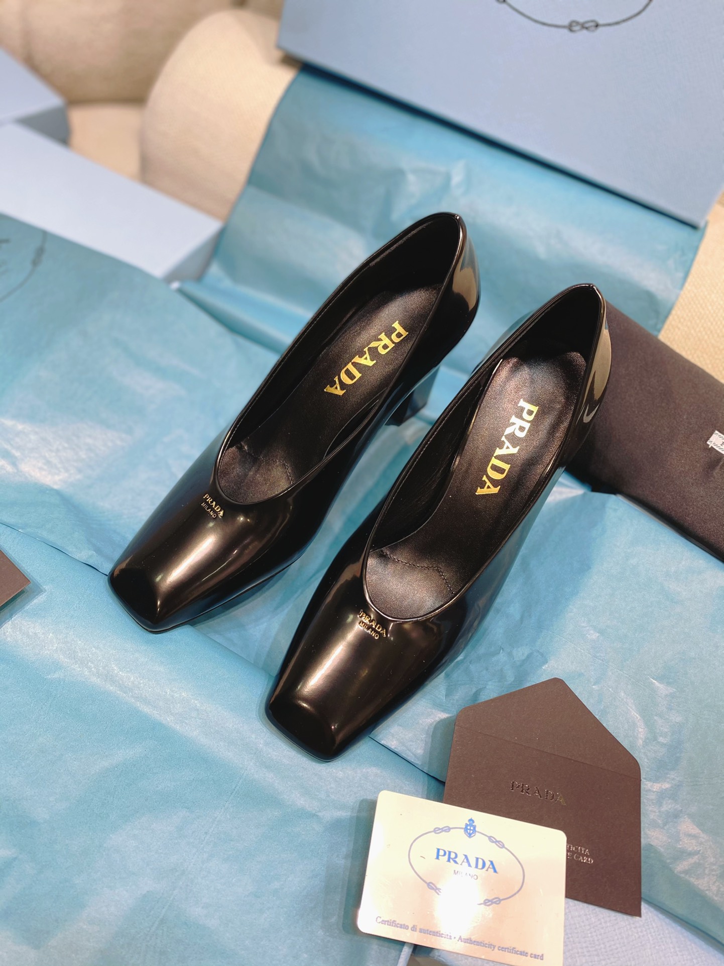 [TOP] PRADA High Heels - Black