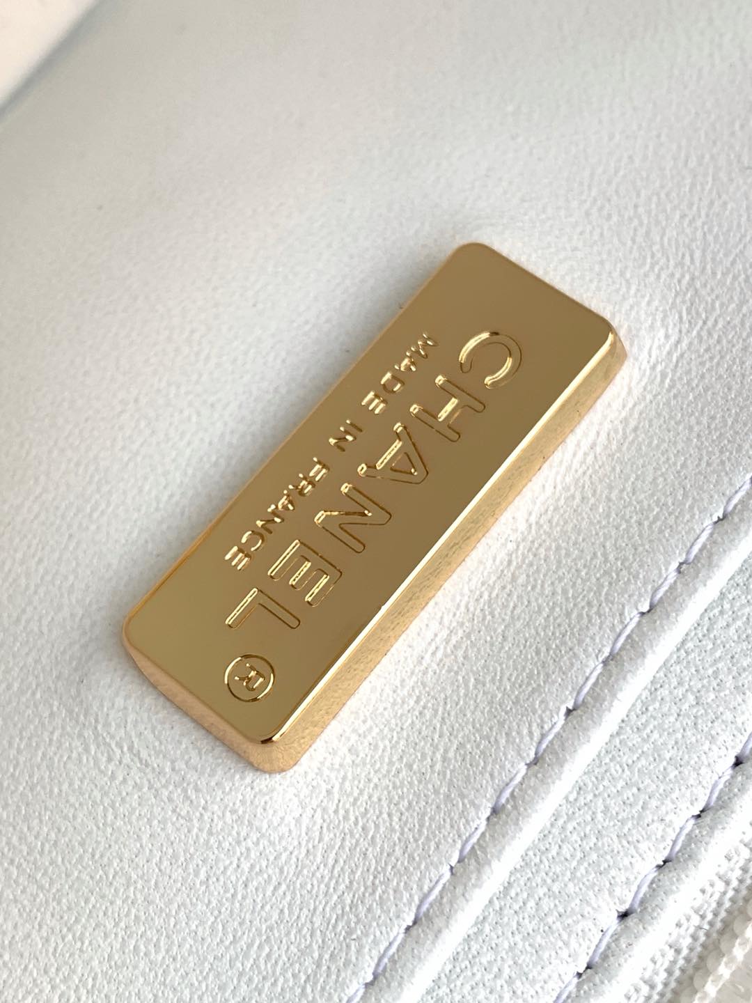 [TOP] CHANEL Plaid Sequin Flap Bag 20cm - Pink and White