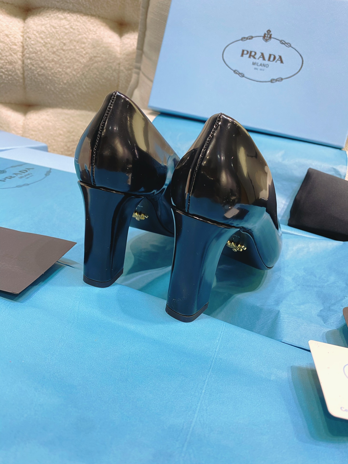 [TOP] PRADA High Heels - Black