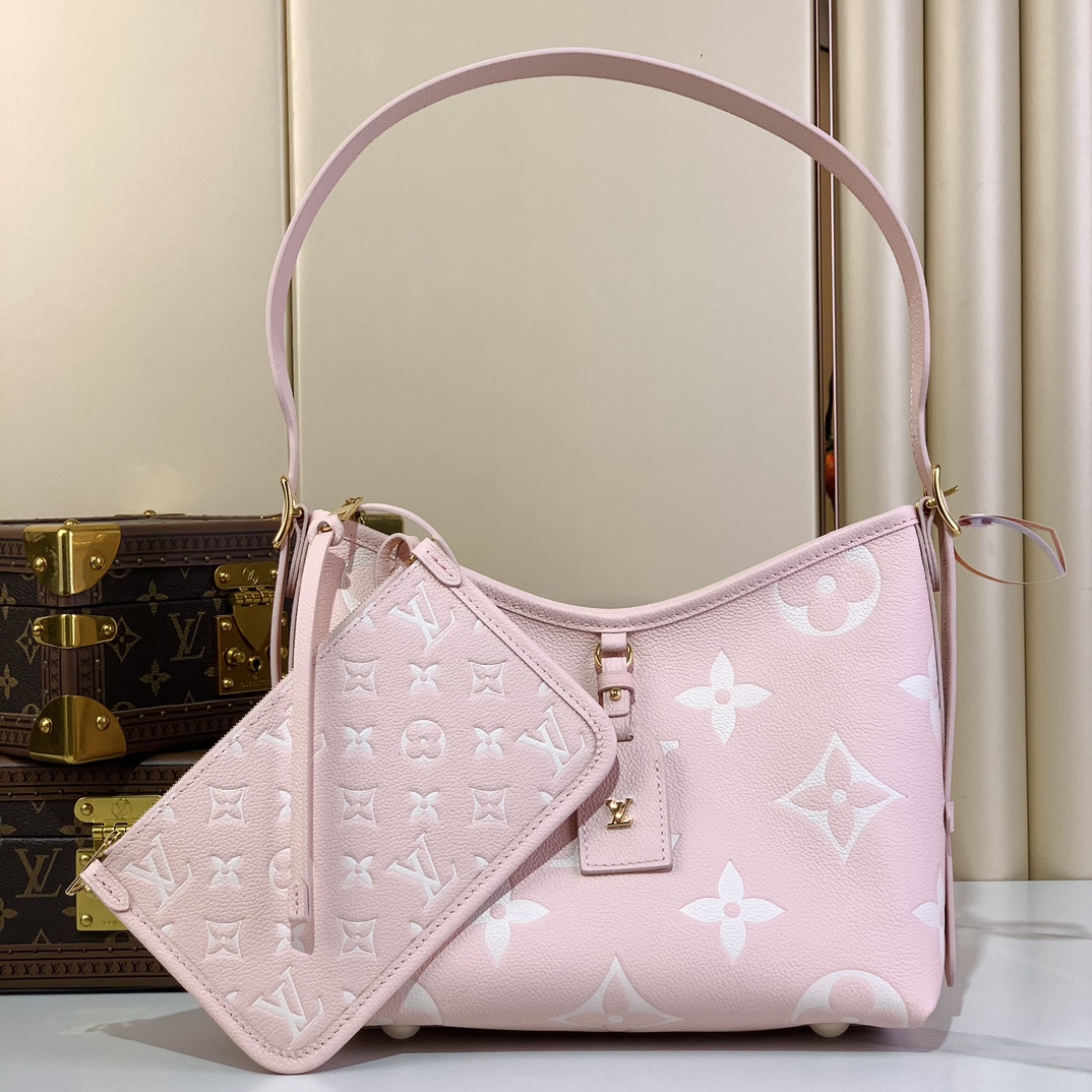 [TOP] Louis Vuitton LV  Carryall  Bag 24 x 12 x 29.5cm - Pink