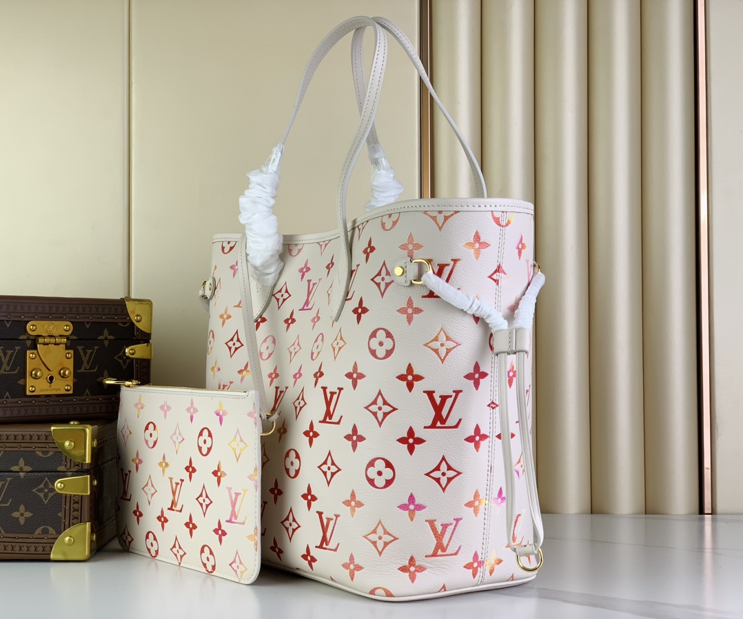 [TOP] Louis Vuitton LV NEVERFULL Bag 31 x 28 x 14 cm - Pink