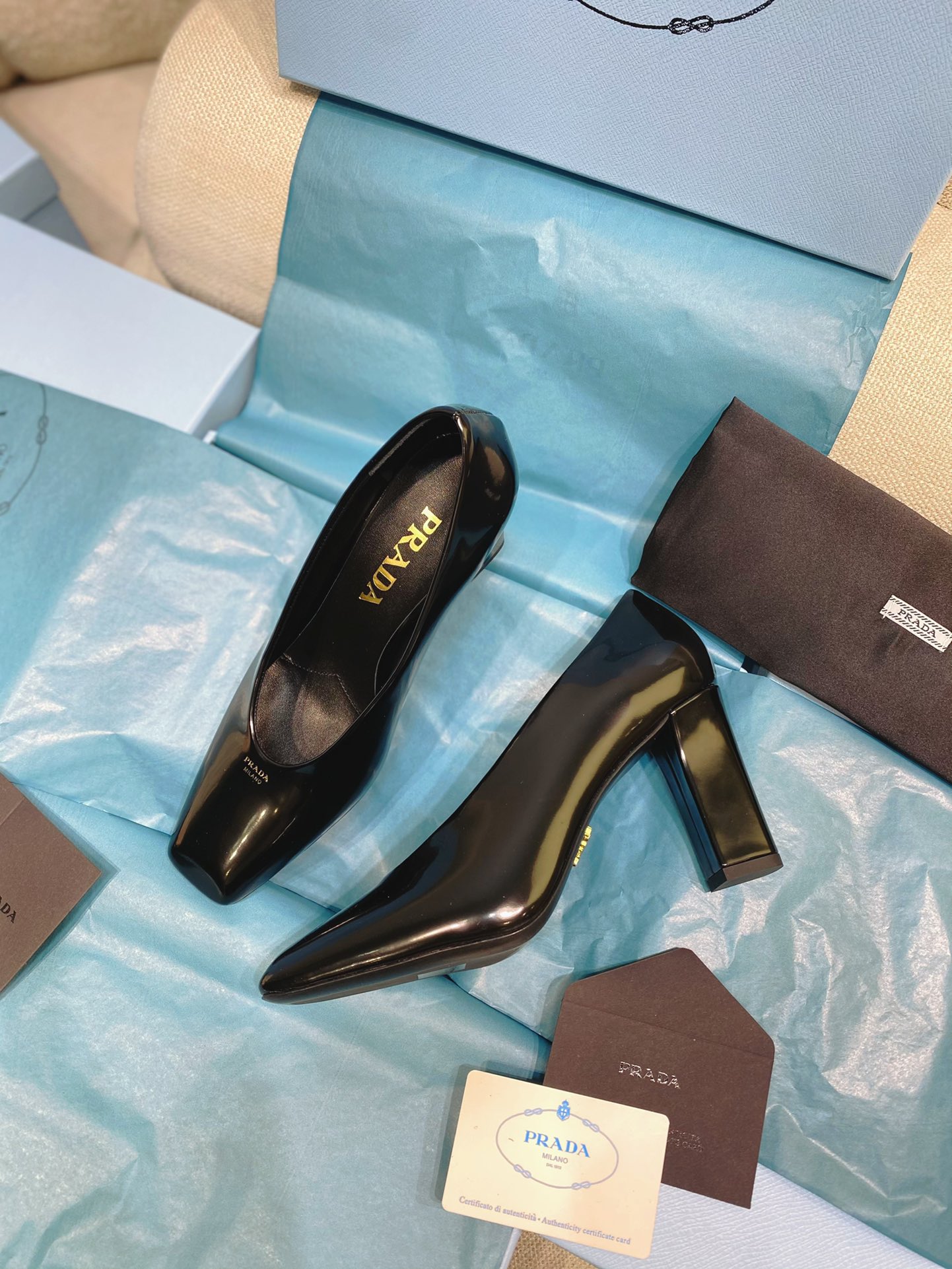[TOP] PRADA High Heels - Black