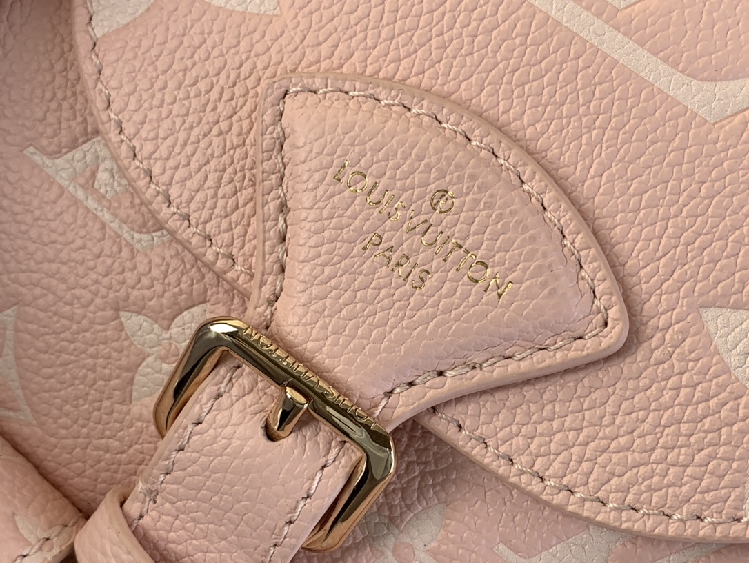 [TOP] Louis Vuitton LV Monogram Empreinte Backpack  20 x22x14cm-Pink