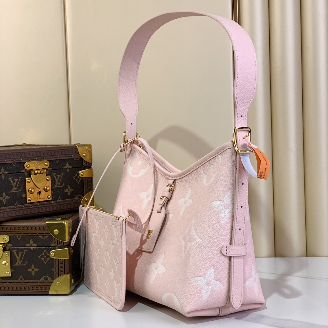[TOP] Louis Vuitton LV  Carryall  Bag 24 x 12 x 29.5cm - Pink