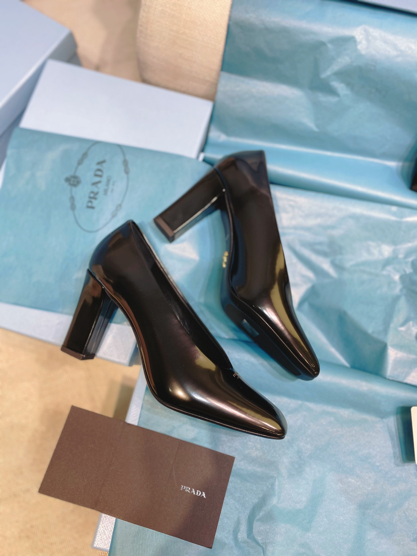[TOP] PRADA High Heels - Black