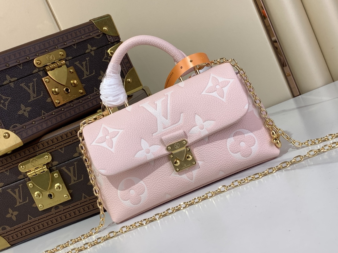 [TOP] Louis Vuitton LV NANO MADELEINE Bag 21× 12.5 × 6cm - Pink