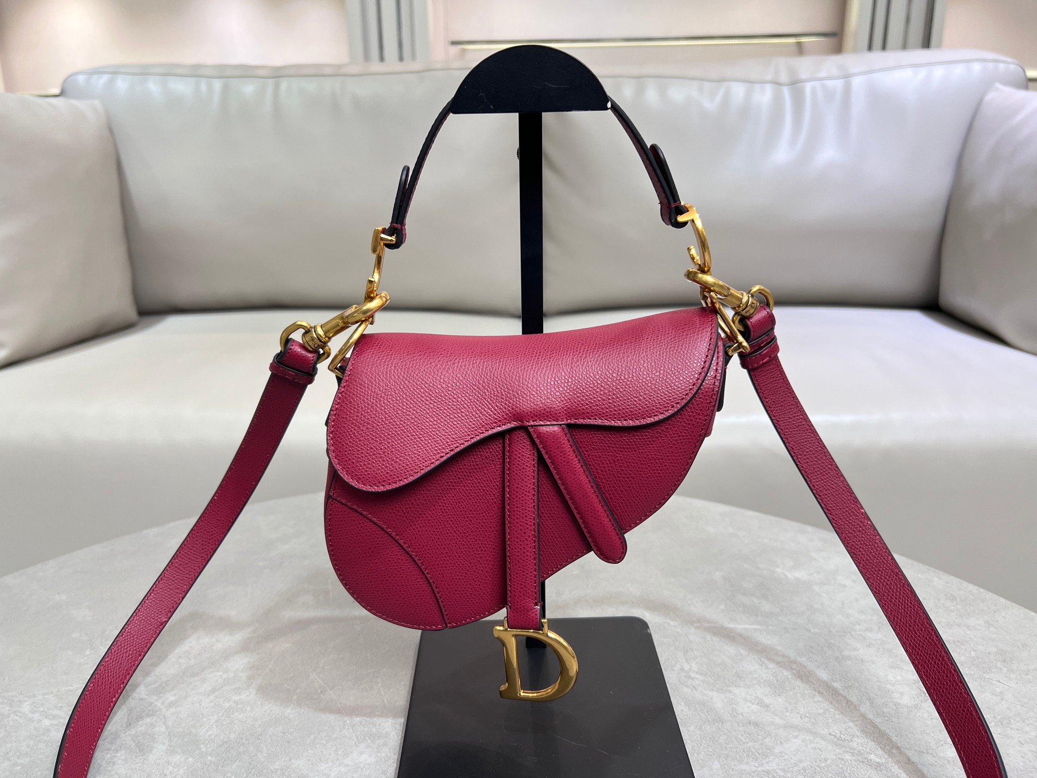 [TOP] Christian Dior Saddle Bag 17×5×15cm/24×6×18cm - 2 Color