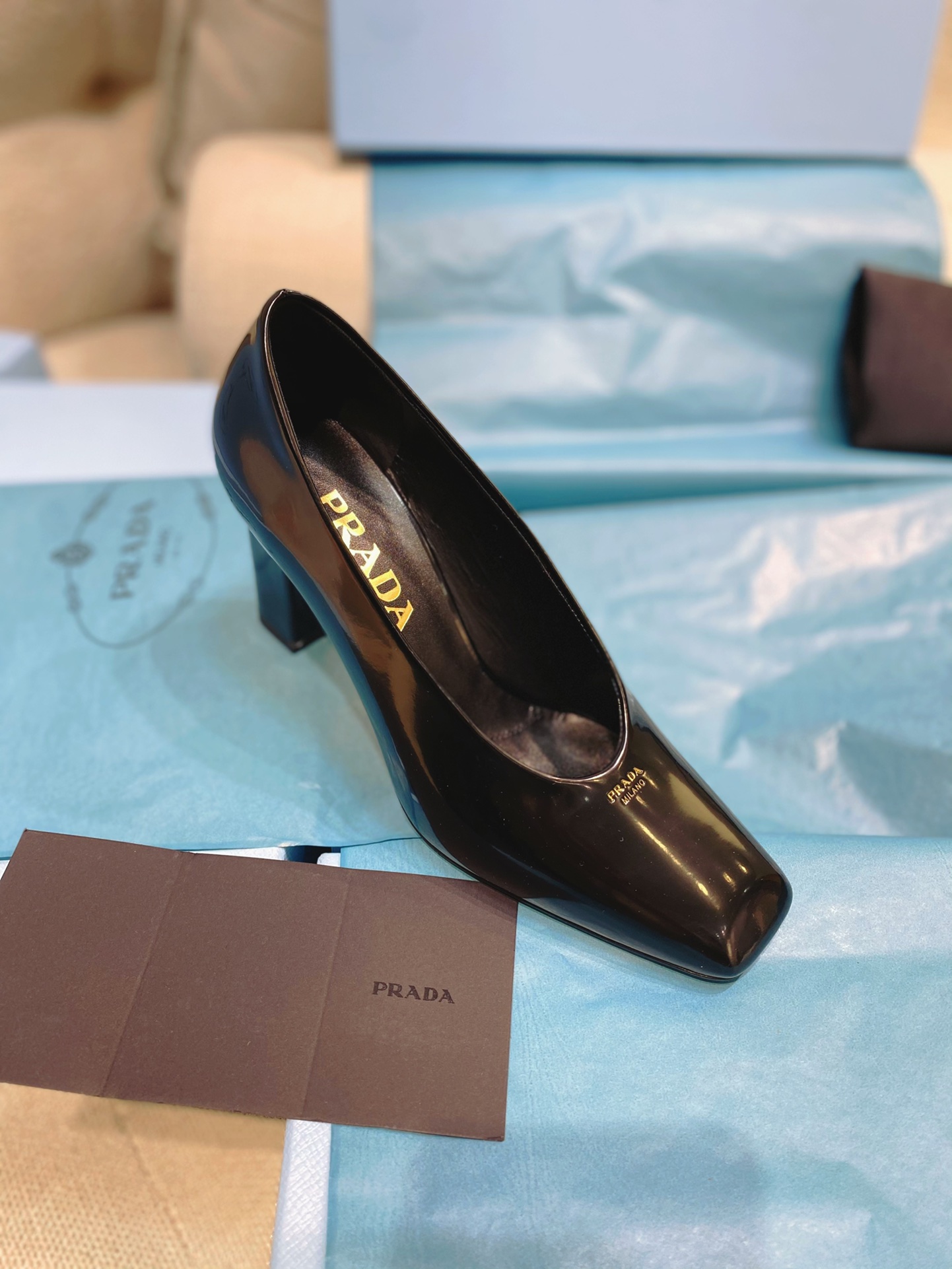 [TOP] PRADA High Heels - Black