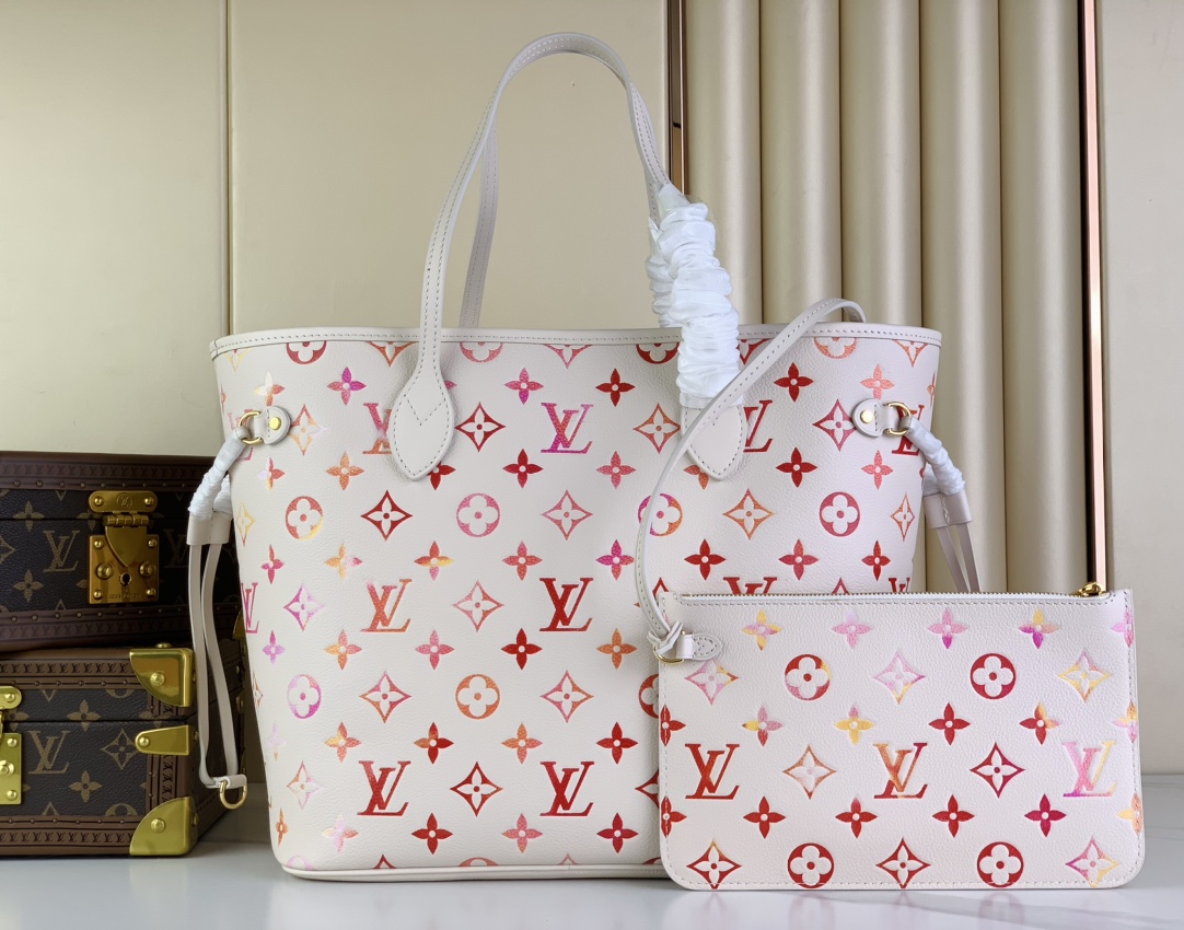 [TOP] Louis Vuitton LV NEVERFULL Bag 31 x 28 x 14 cm - Pink
