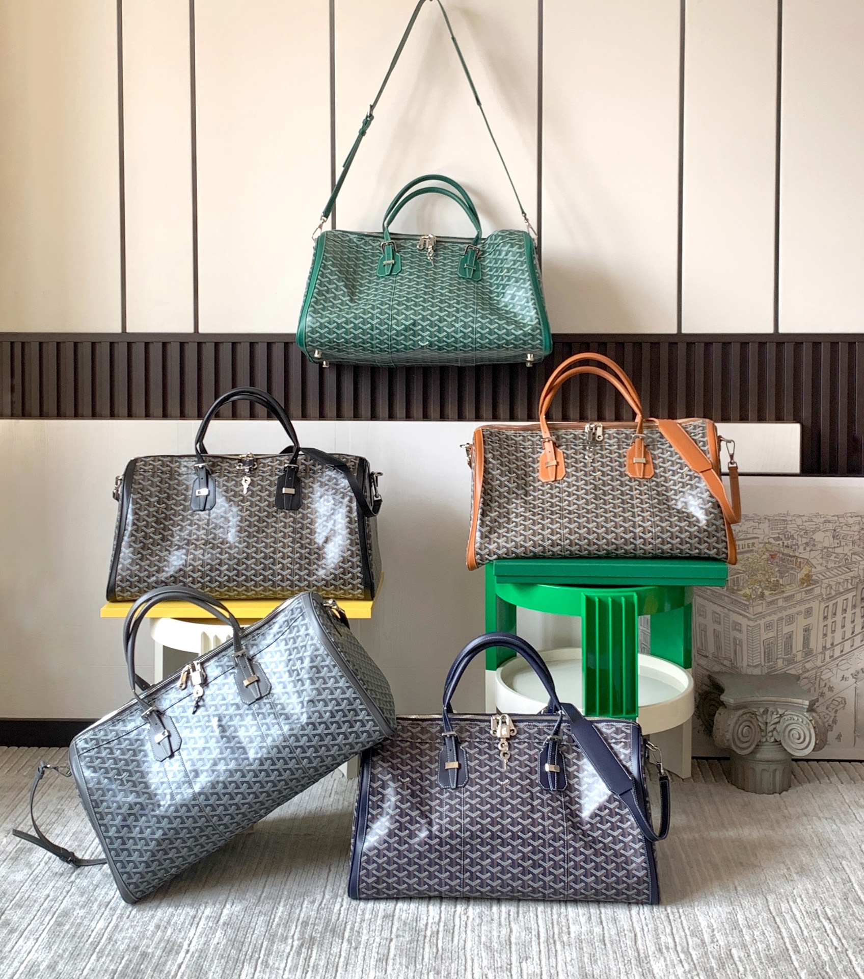 [TOP] Goyard Croisiere 50 Bag 50x26x26cm - 5 Color