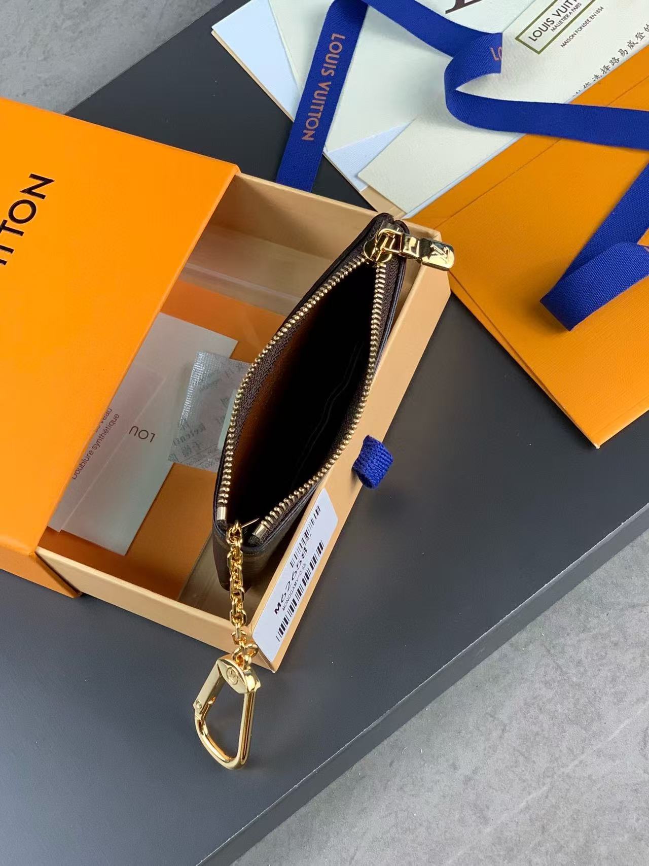 [TOP] Louis Vuitton LV LV Key Pouch Monogram