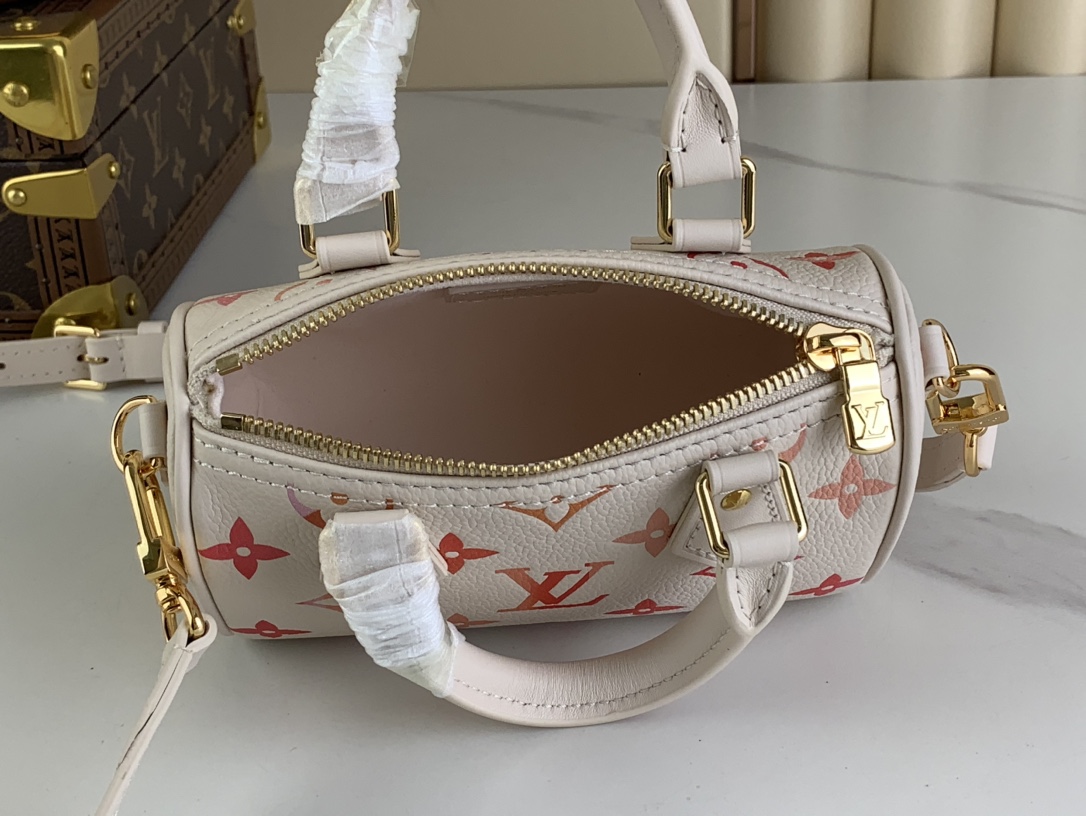 [TOP] Louis Vuitton LV SPEEDY Bag 16 x 10 x 7.5CM  - White