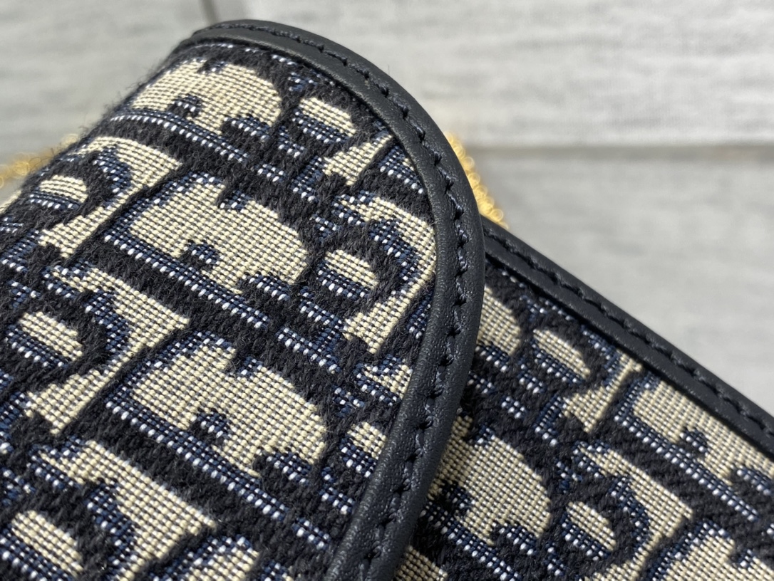 [TOP] Christian Dior Woc Chain Bag  21.5*4*12cm - Blue