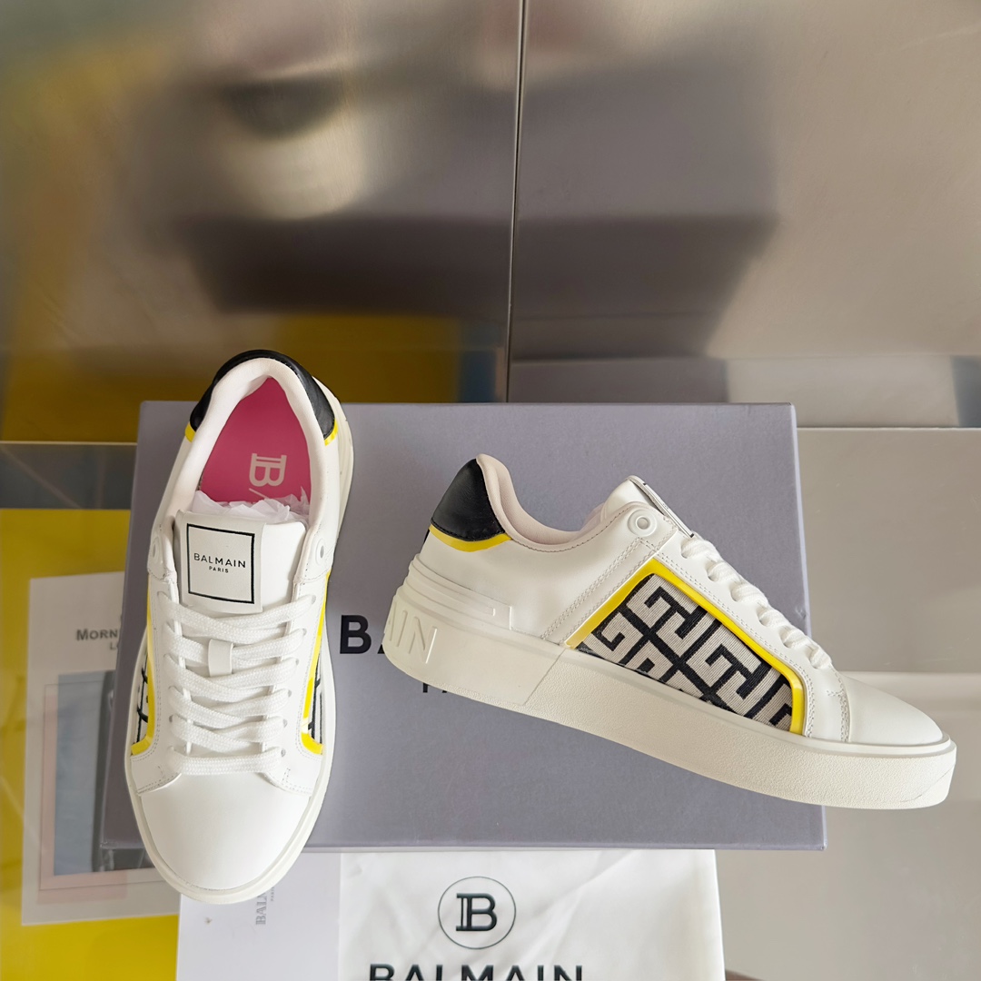 [TOP] Balmain Casual Sports Shoes - 3 Colors