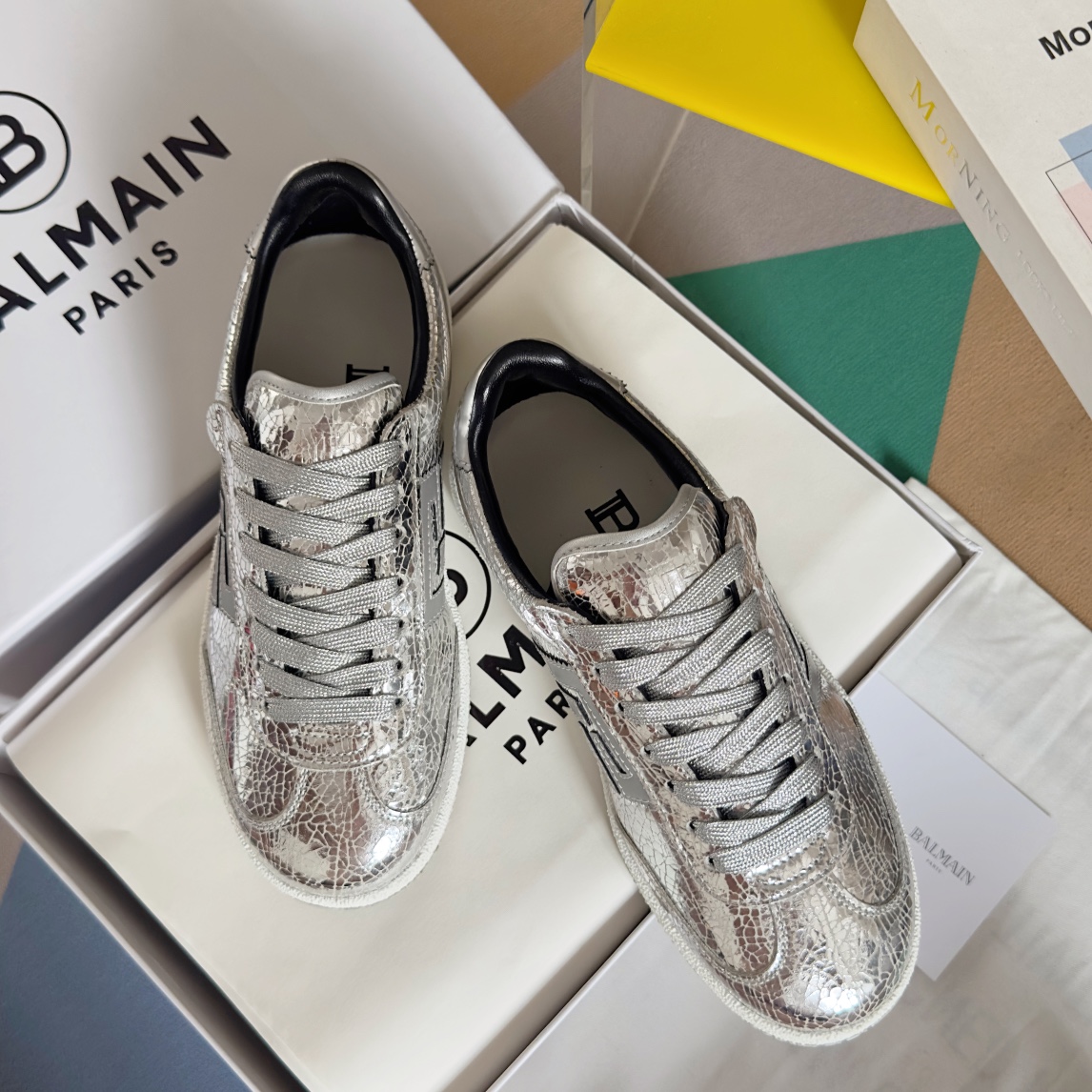 [TOP] Balmain Casual Sports Shoes - 3 Colors