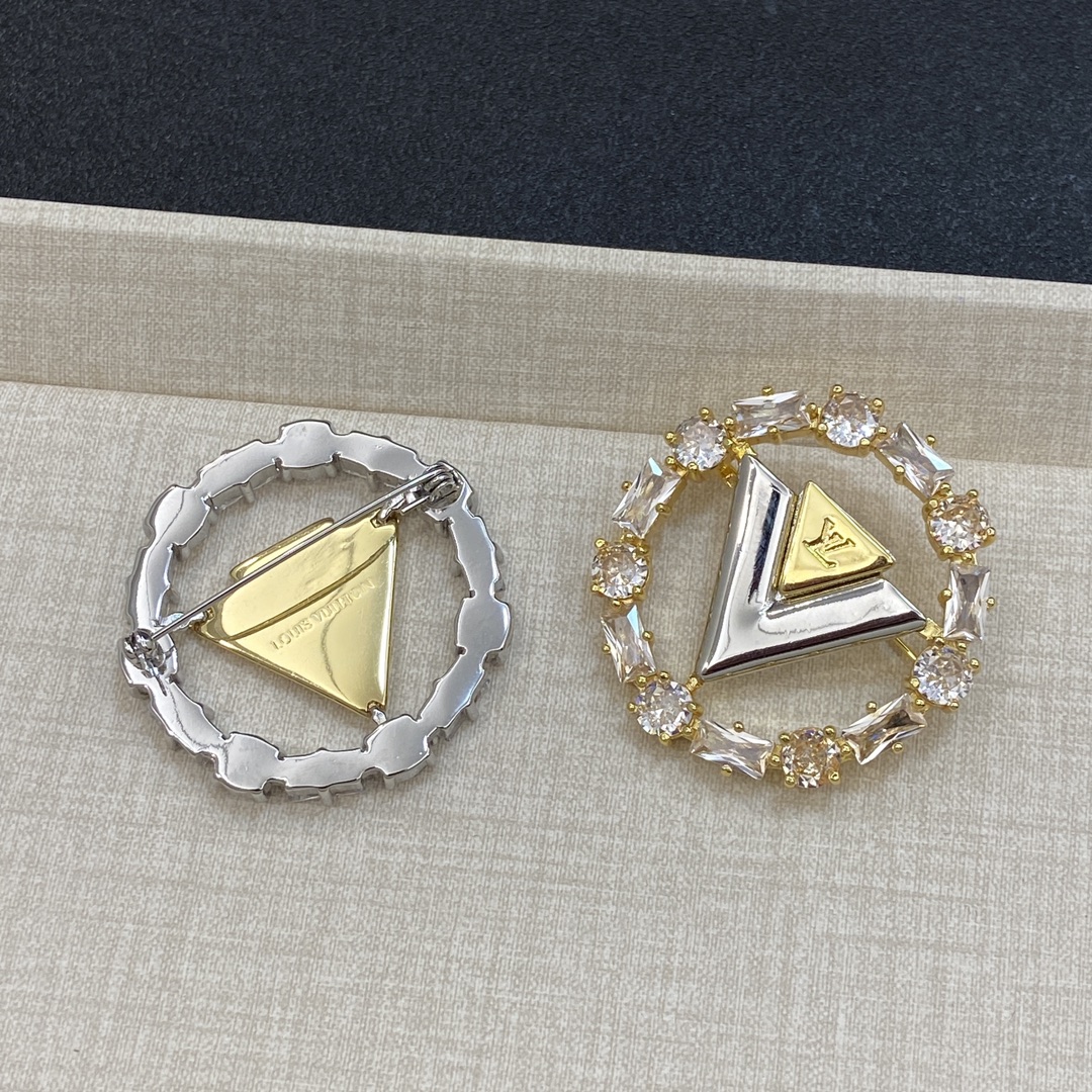[TOP] Louis Vuitton LV Brooch - 2 Color