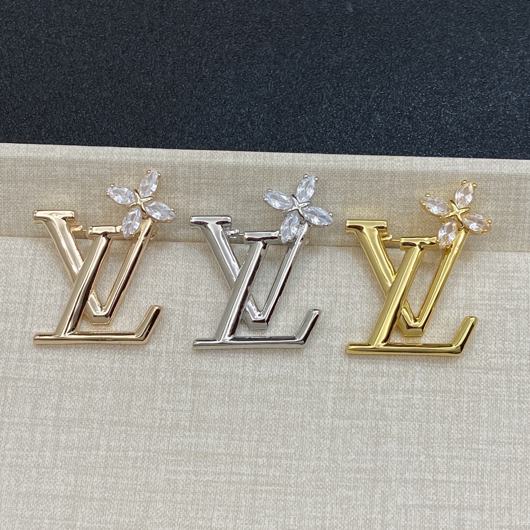 [TOP] Louis Vuitton LV Brooch - 3 Color