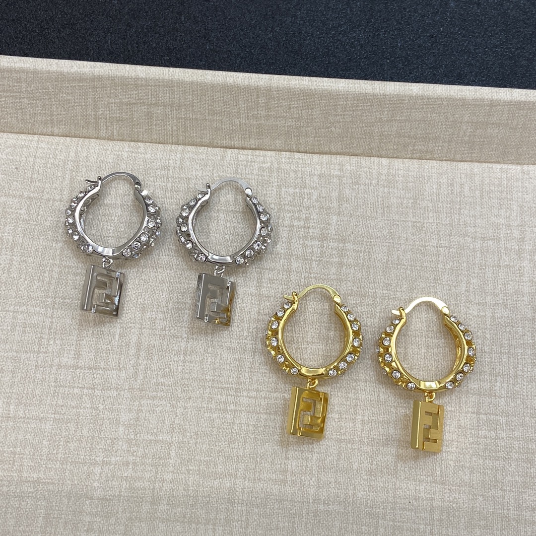 [TOP] FENDI FF Earrings - 2 Colors