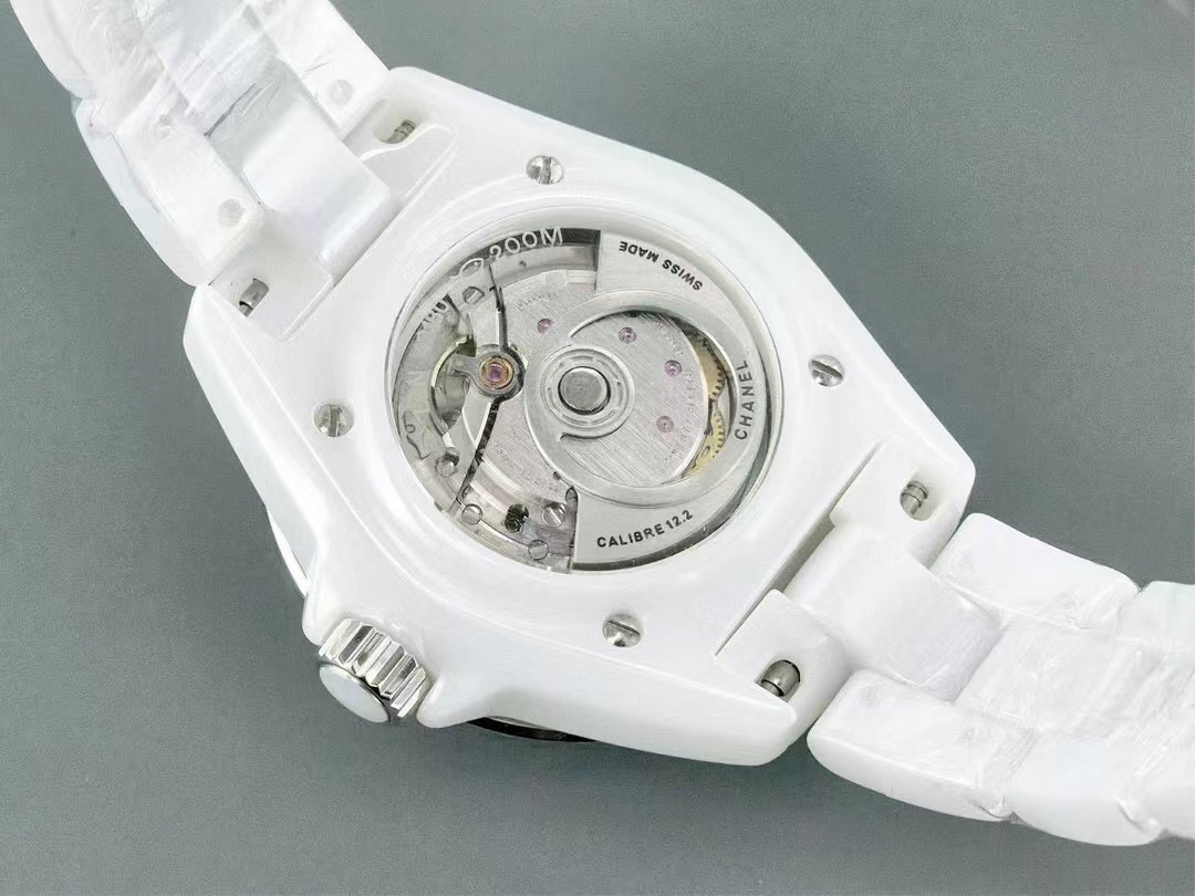 [TOP] CHANEL J12 Watch 33mm-White