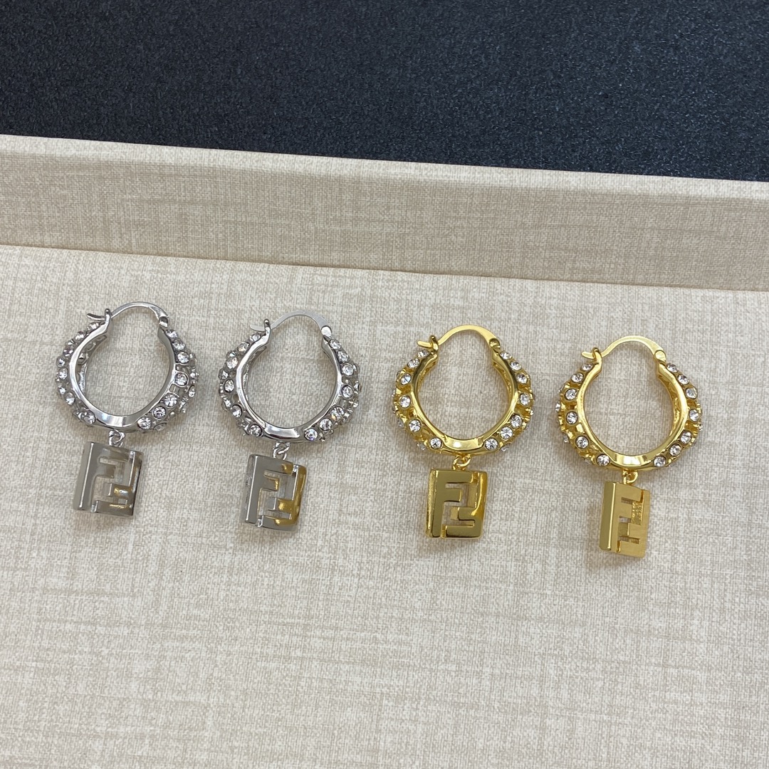 [TOP] FENDI FF Earrings - 2 Colors