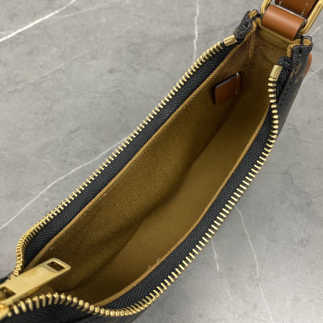 [TOP] CELINE AVA Bags Moon Bag 16.5×7.5×5cm - Monogram