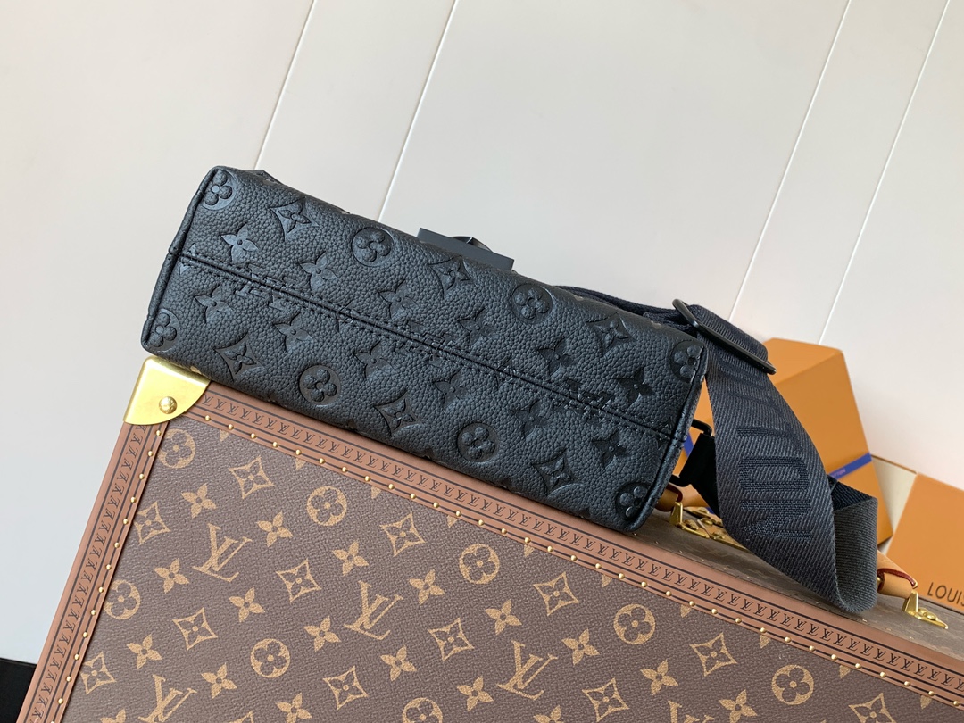 [TOP] Louis Vuitton LV Men's S-Cape Bag 28x16x10CM - Black