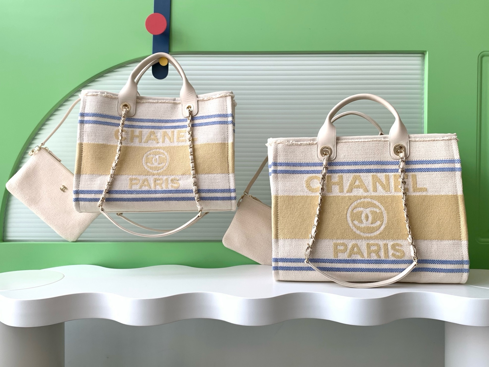 [TOP] CHANEL Deauville Bag 34cm/38cm - 2 Color