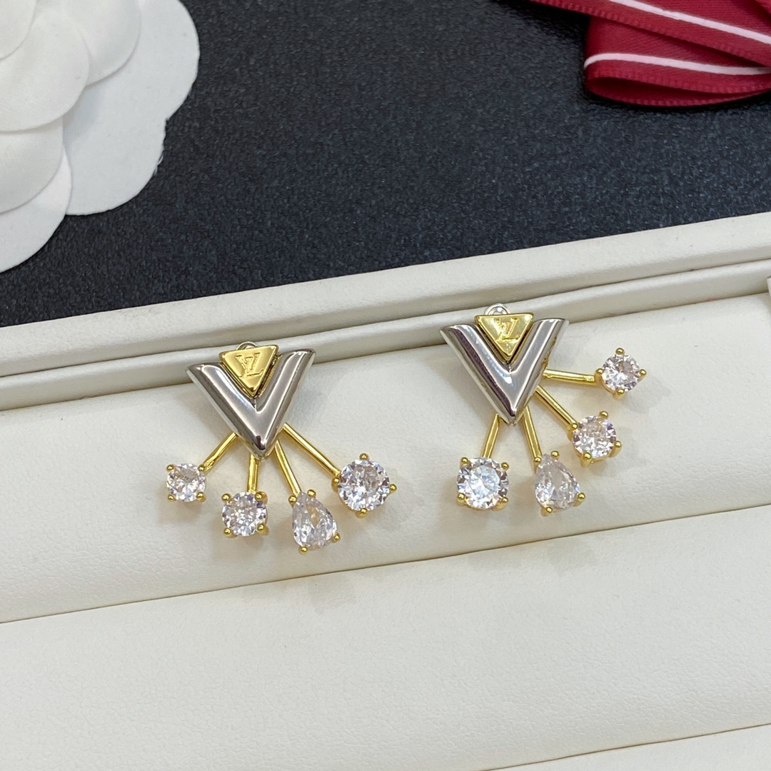 [TOP] Louis Vuitton LV Earrings - 2 Color