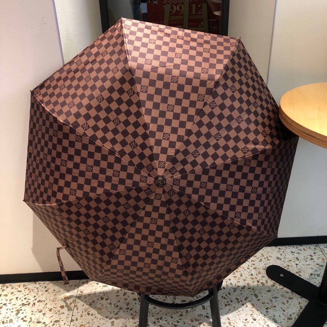 [TOP] Louis Vuitton LV Umbrella - Brown