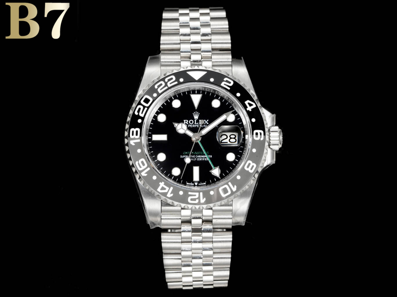 [TOP] ROLEX GMT-Master II 40mm Watch-Black