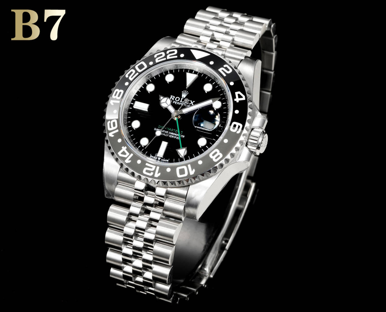 [TOP] ROLEX GMT-Master II 40mm Watch-Black