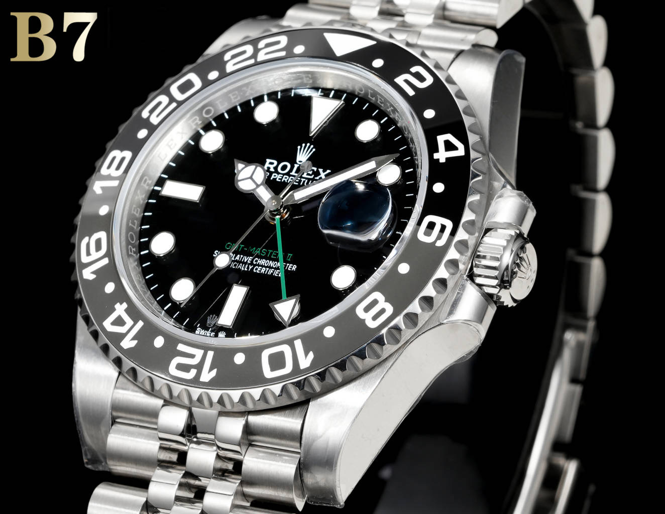 [TOP] ROLEX GMT-Master II 40mm Watch-Black