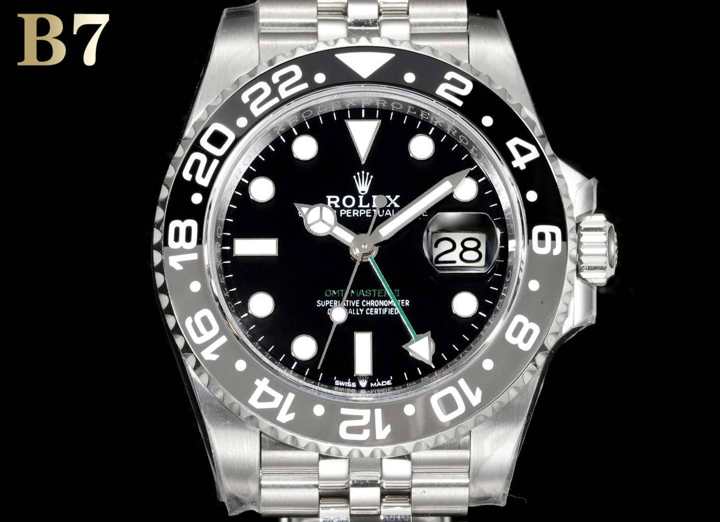 [TOP] ROLEX GMT-Master II 40mm Watch-Black