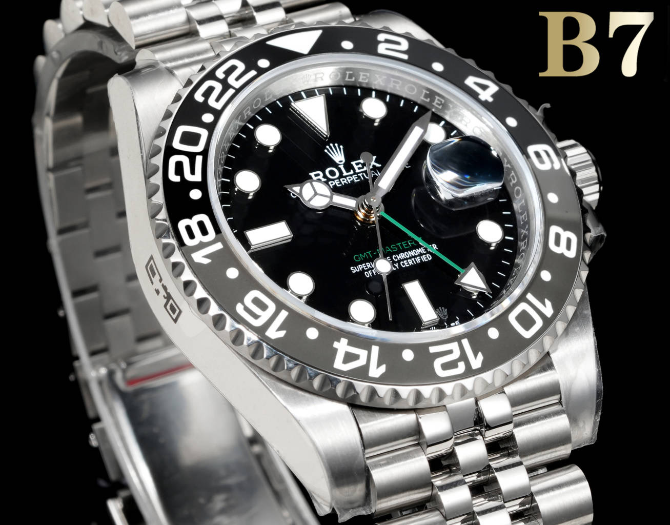 [TOP] ROLEX GMT-Master II 40mm Watch-Black