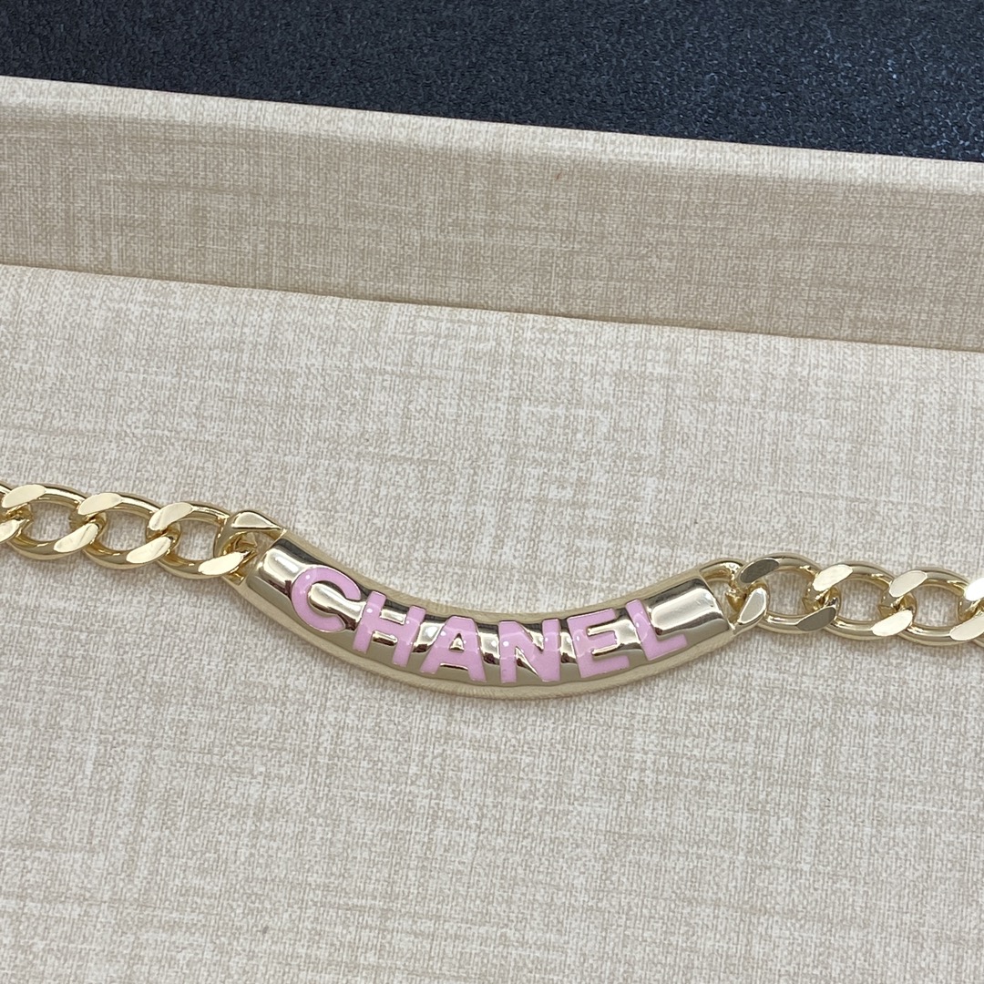 [TOP] CHANEL CC Necklace - Gold