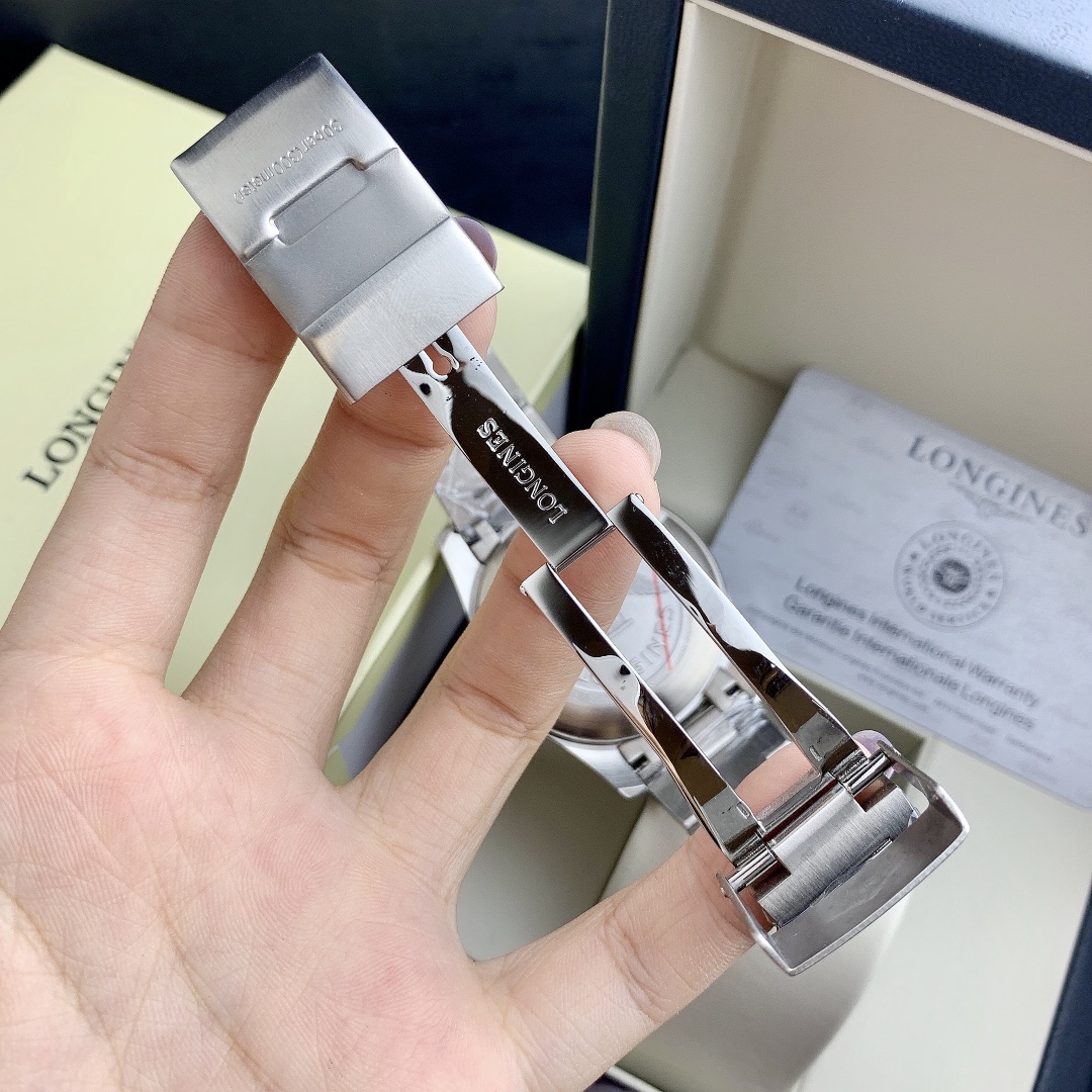 [TOP] LONGINES Men's 41mm Watch-Purple