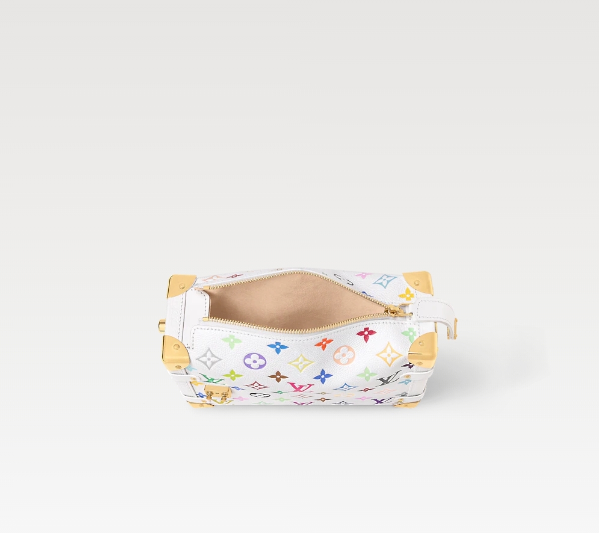 [TOP] Louis Vuitton LV Side Trunk 23.5x16x8.5cm - White