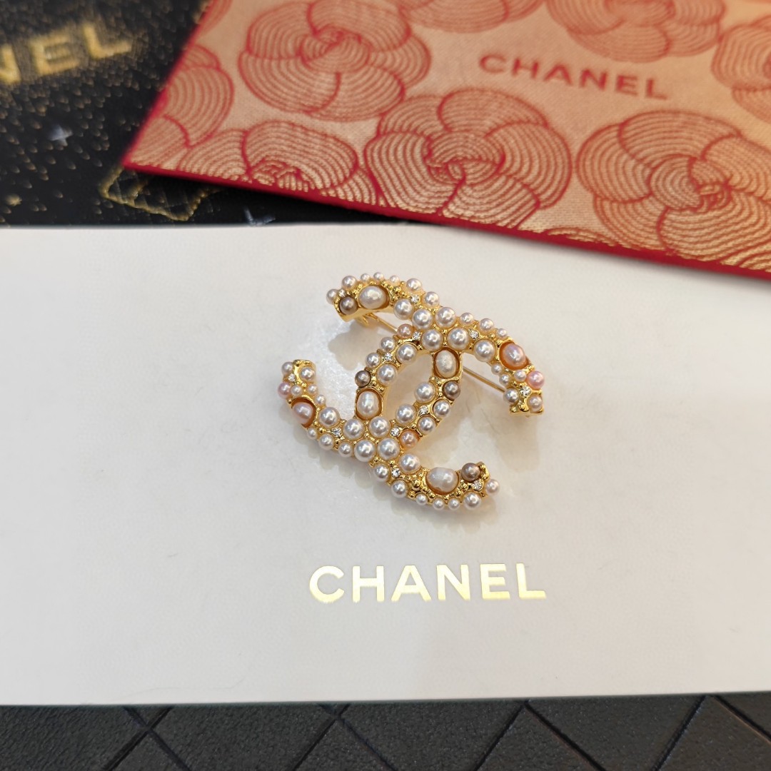 [TOP] CHANEL Brooch - Gold - 711 Luxury