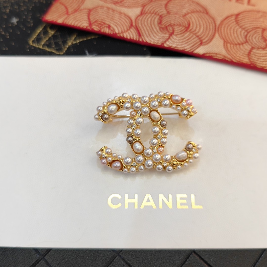 [TOP] CHANEL Brooch - Gold - 711 Luxury