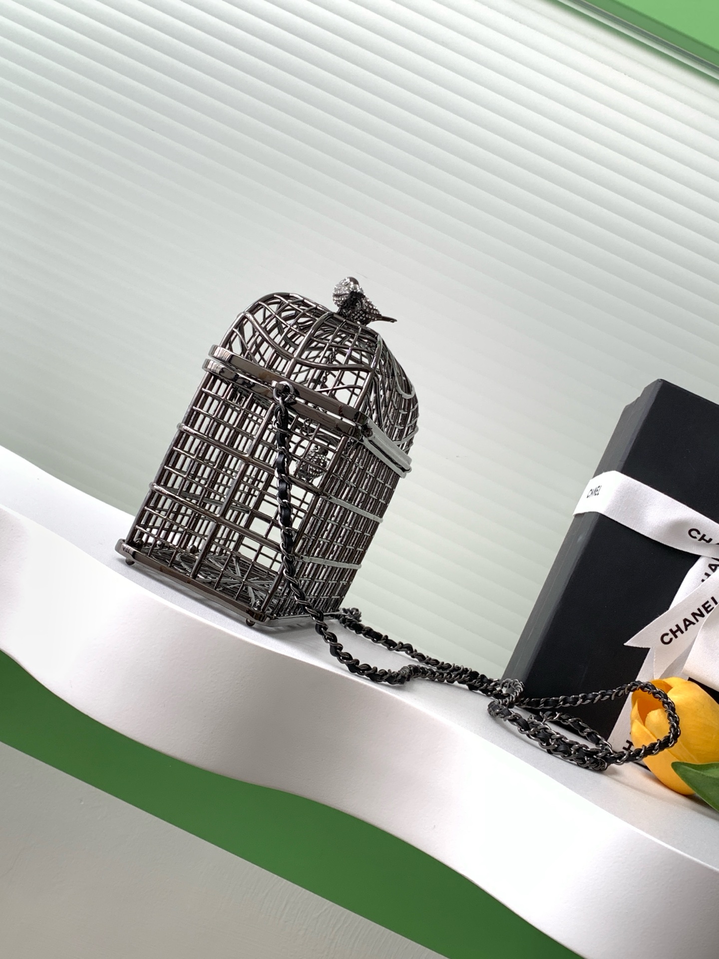 [TOP] CHANEL Birdcage Bag 14x17x7.5 cm - 2 Color